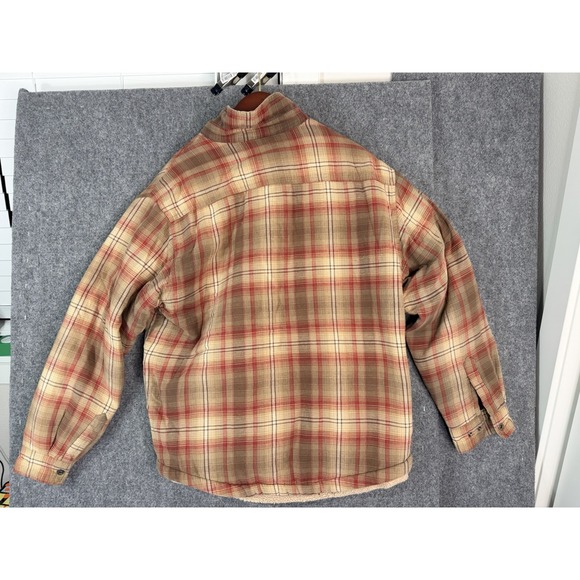 Lot 3 Grizzly Mtn Fleece Lined Plaid Flannel Snap Shirts - 2XL Red/Black + 2XL - Picture 8 of 16